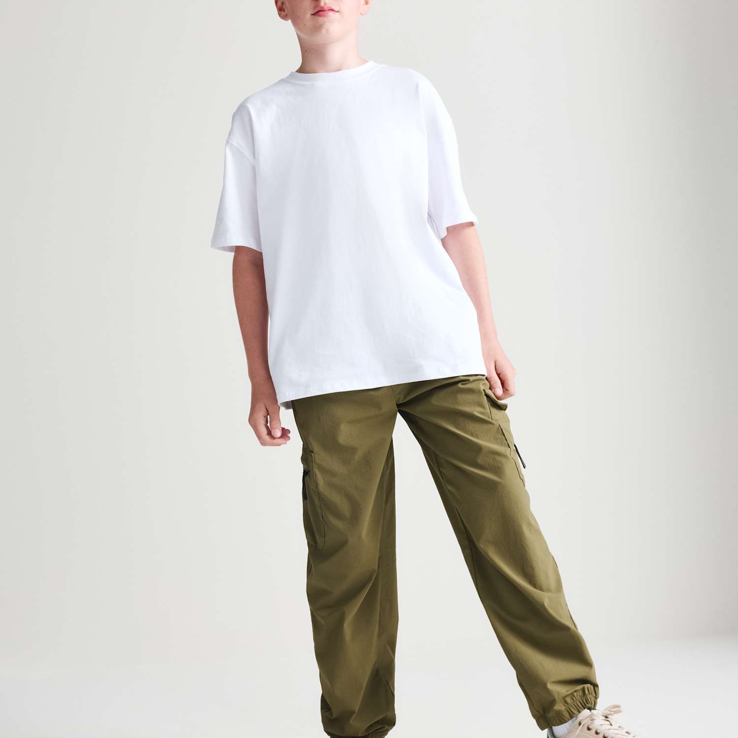 M&S Boys Ripstop Cargo Trousers (6-16 Yrs) - 15-16 Years - Khaki