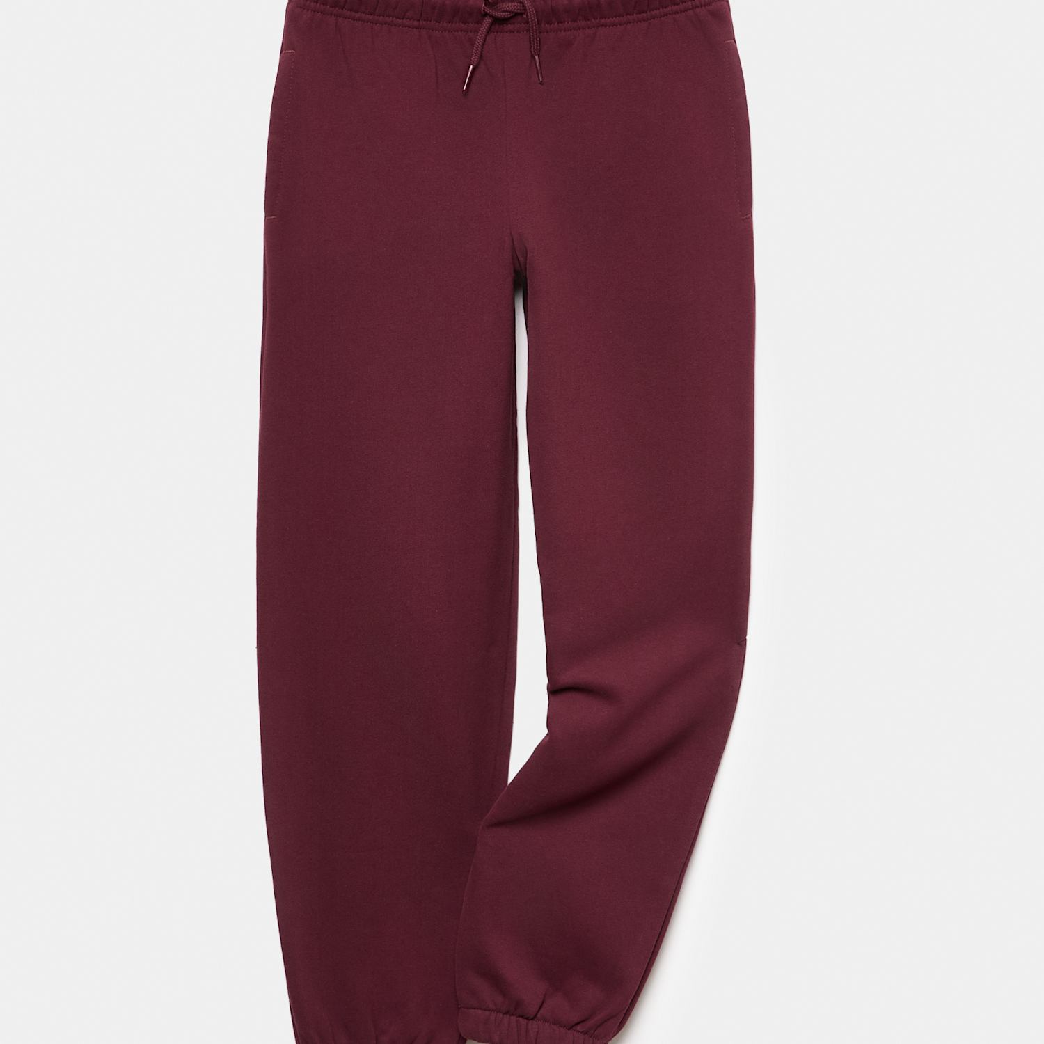 M&S Boys Cotton Rich Joggers (6-16 Yrs) - 11-12 Years - Burgundy