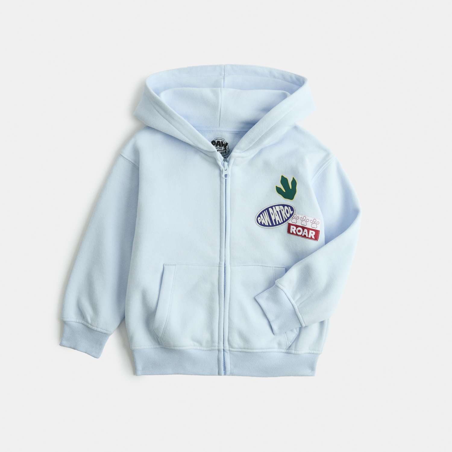 M&S Boys Cotton Rich PAW Patrol Zip Hoodie (2-8 Yrs) - 7-8 Years - Light Blue