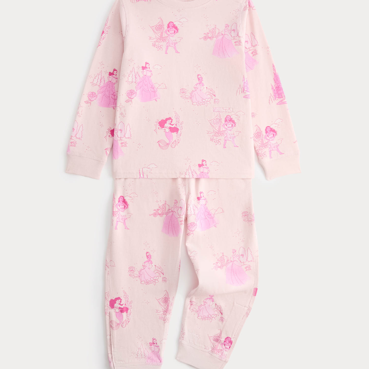 M&S Girls Disney Princess Adaptive Pyjamas (1-8 Yrs) - 5-6 Years - Pink Mix