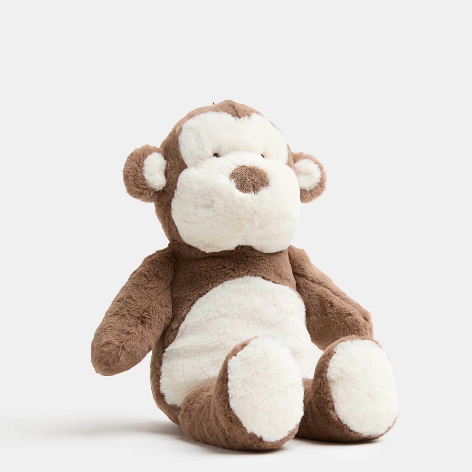 M&S Boys Plush Monkey Toy (0+ Mths) - Brown Mix