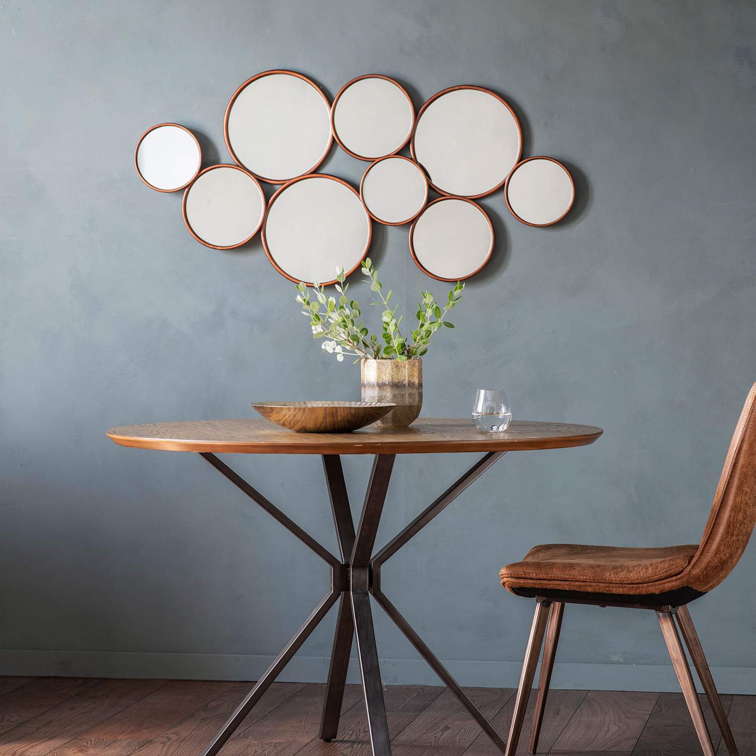 Gallery Direct Unisex Kempsford Extra Large Wall Mirror - Copper - Available at M&S
