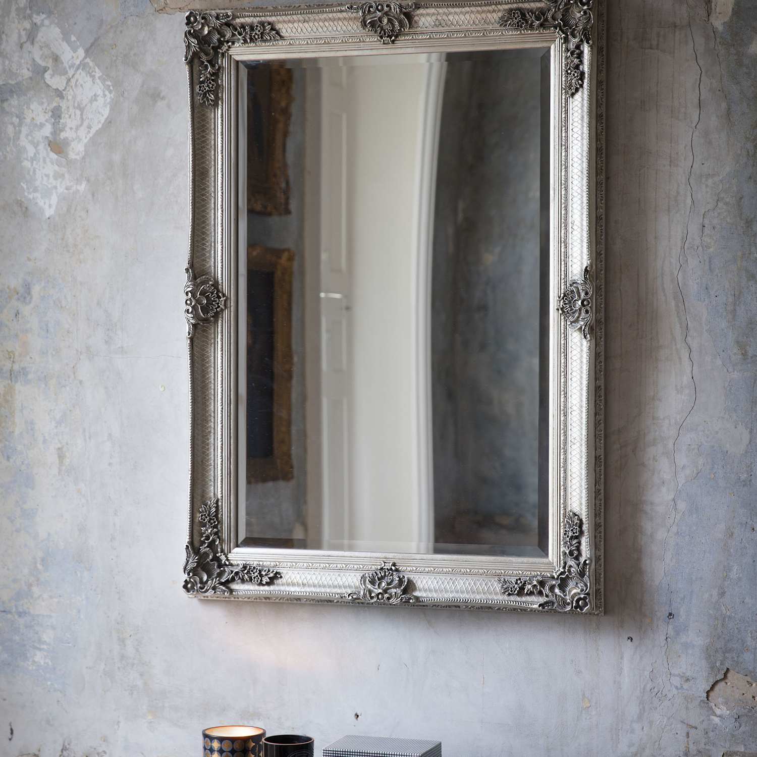 Gallery Direct Unisex Abbey Extra Large Rectangular Wall Mirror - Silver - Available at M&S