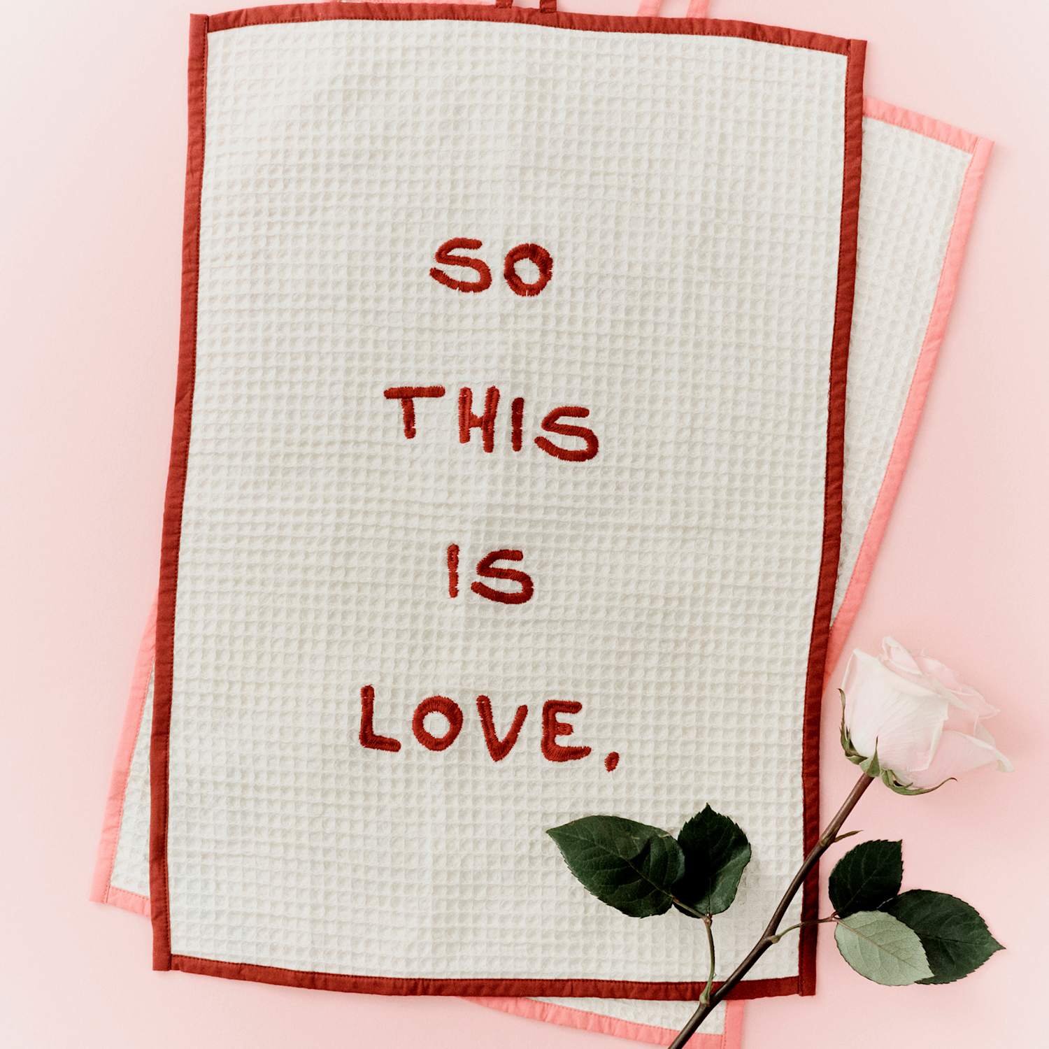 Disney X Anna + Nina 2 Pack Pure Cotton Cinderella Slogan Tea Towels - Multi - Available at M&S