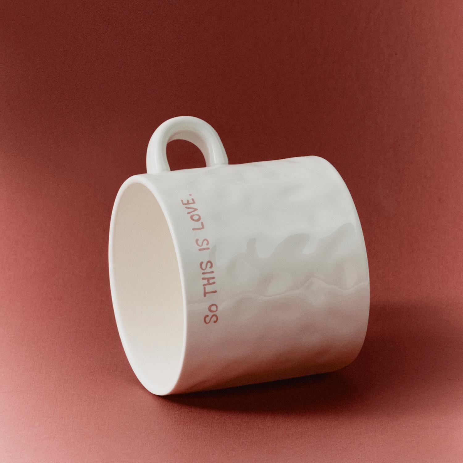 Disney X Anna + Nina Cinderella So This is Love Tea Mug - White - Available at M&S