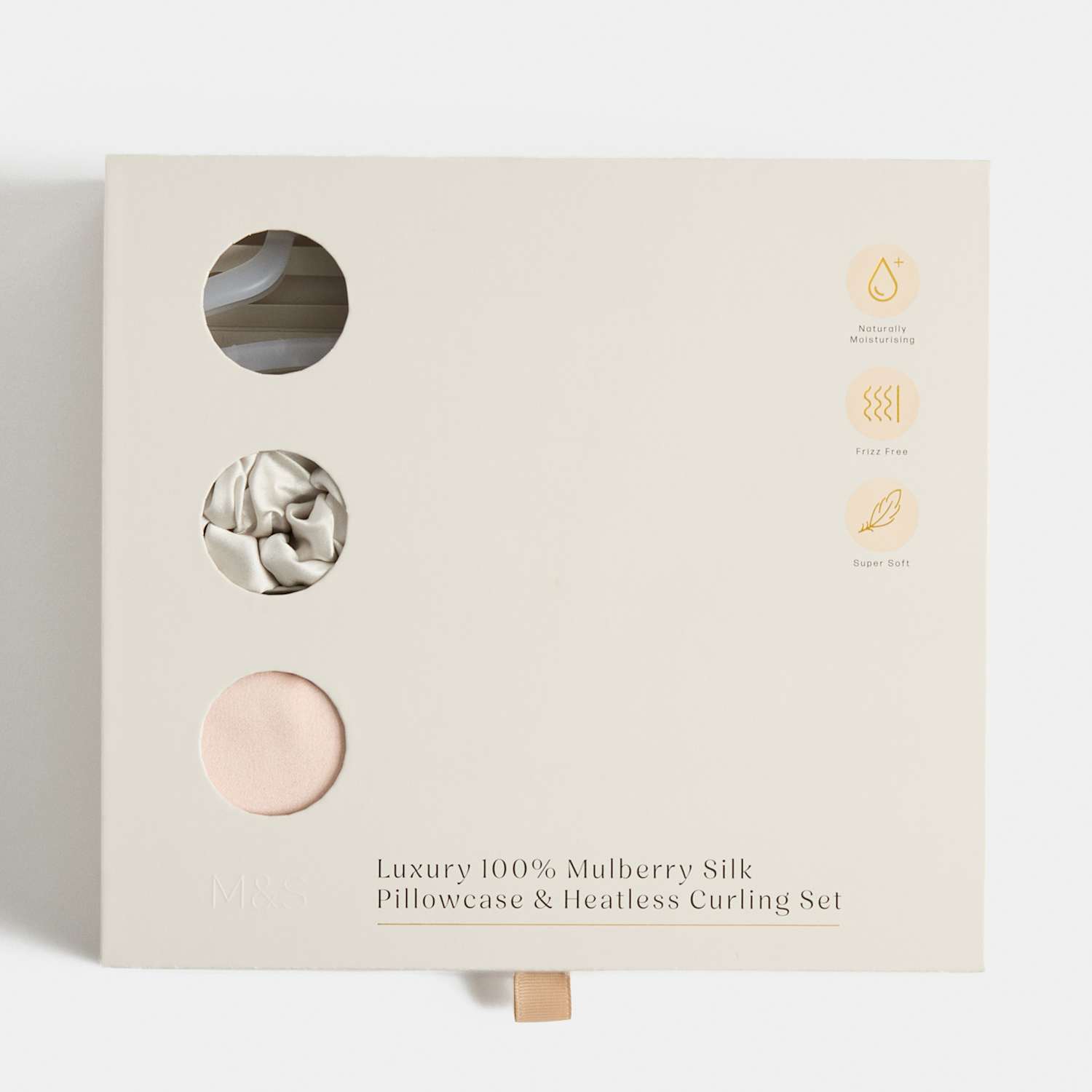 Limited Collection Women's Silk Heatless Hair Set and Pillowcase - Available at M&S