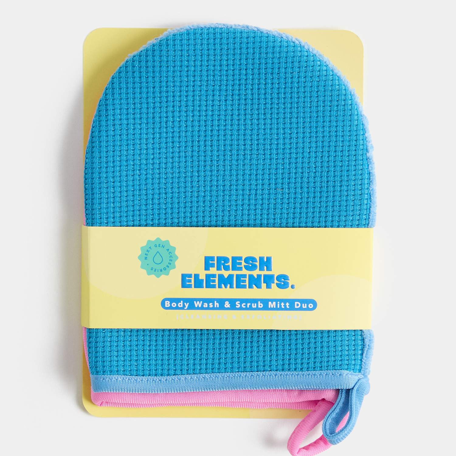 Fresh Elements Women's Body Wash and Scrub Mitt Duo