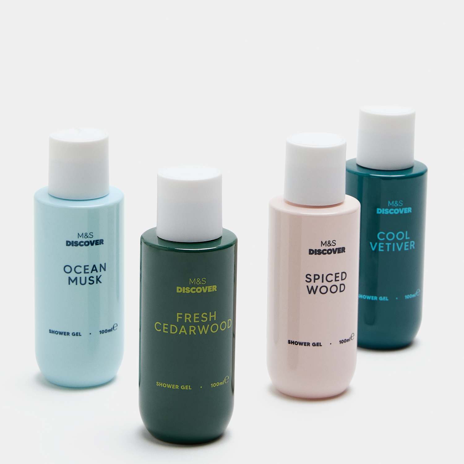 Discover Men's Shower Gel Quad Gift Set 4x100ml