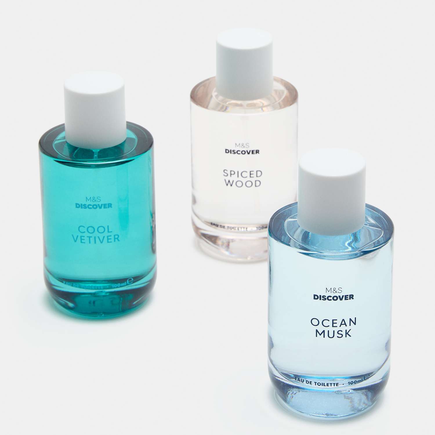 Discover Men's Fragrance Trio Eau De Toilette 3x100ml