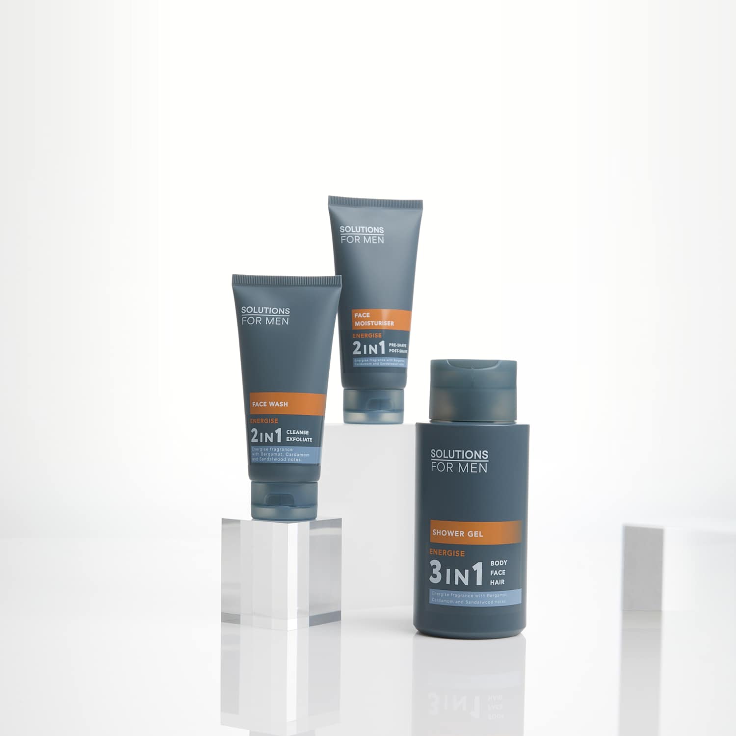 Solutions For Men Men's The ENERGISE Gift Set - Available at M&S