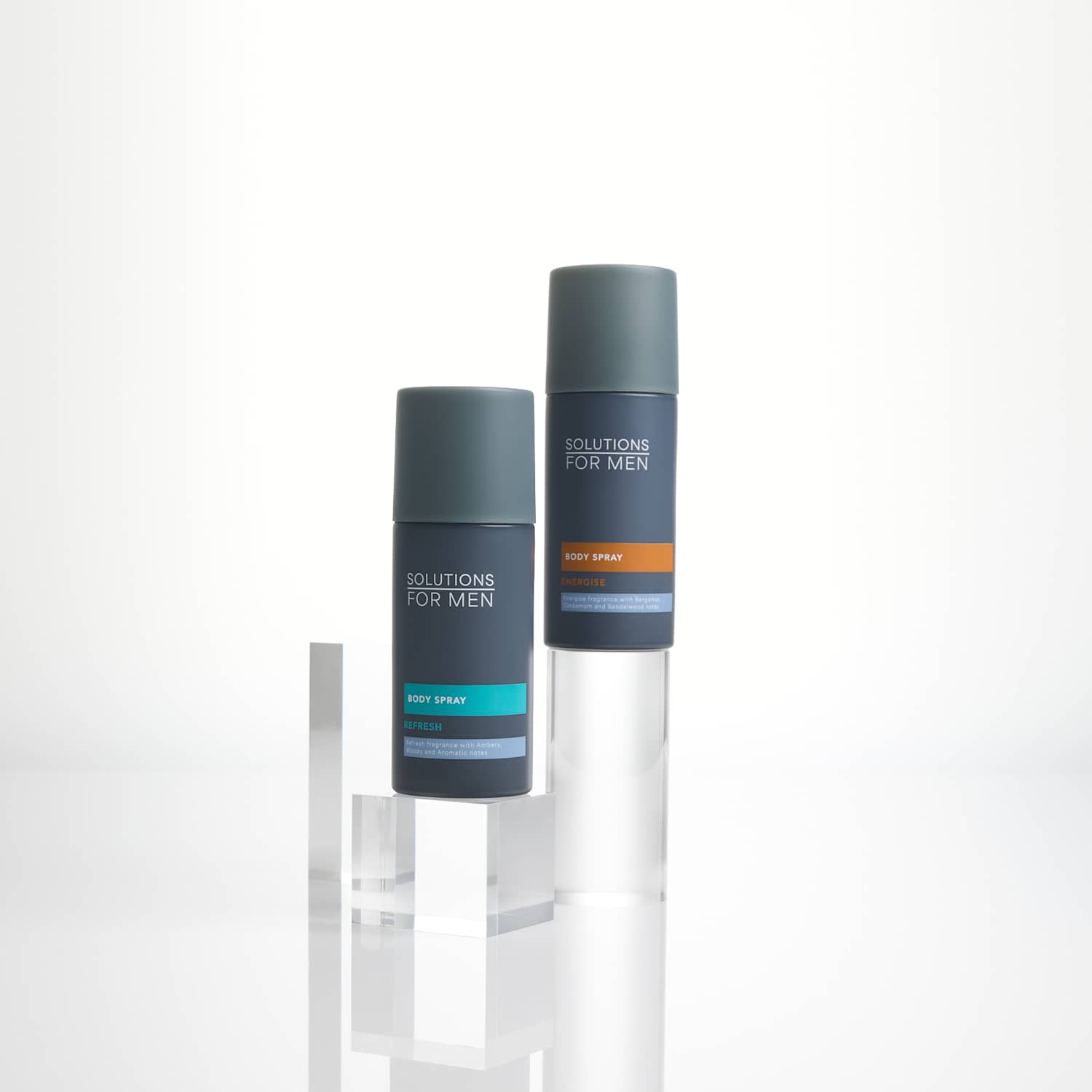 Solutions For Men Men's Energise And Refresh Body Spray Set - Available at M&S