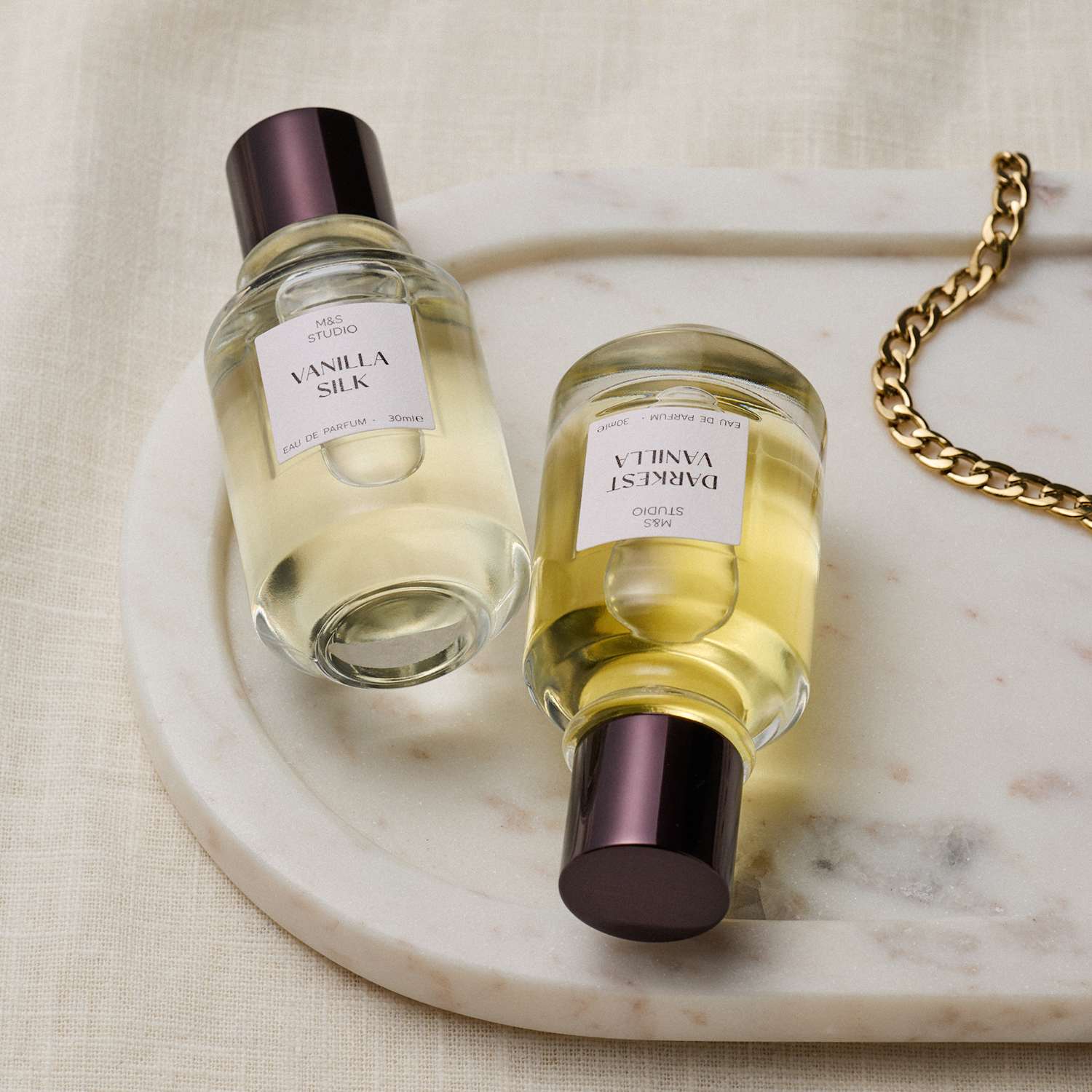M&S Studio Women's Vanilla Silk & Darkest Vanilla EDP 30ml Duo