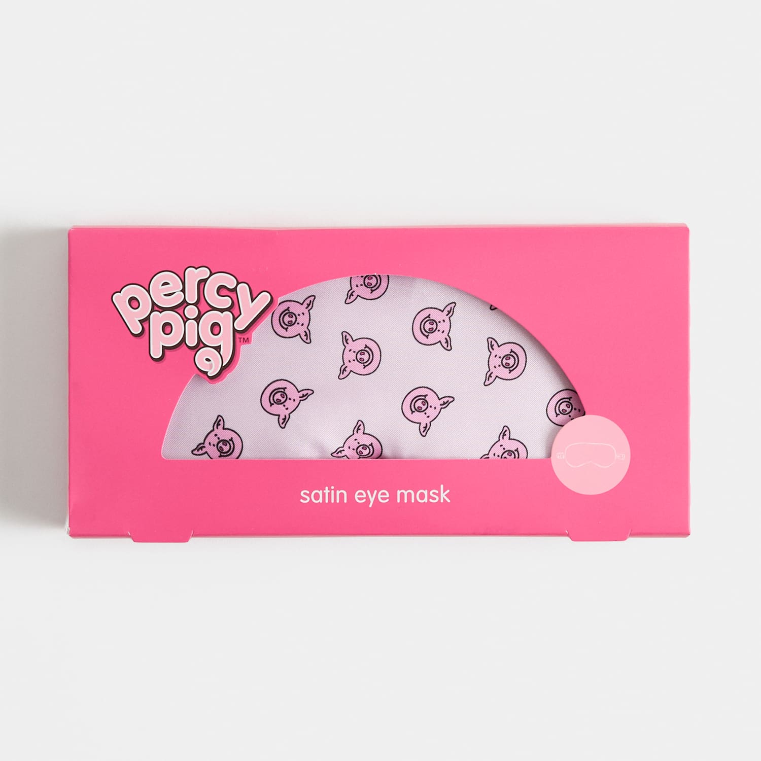 Women's Percy Pig Eye Mask - Light Pink