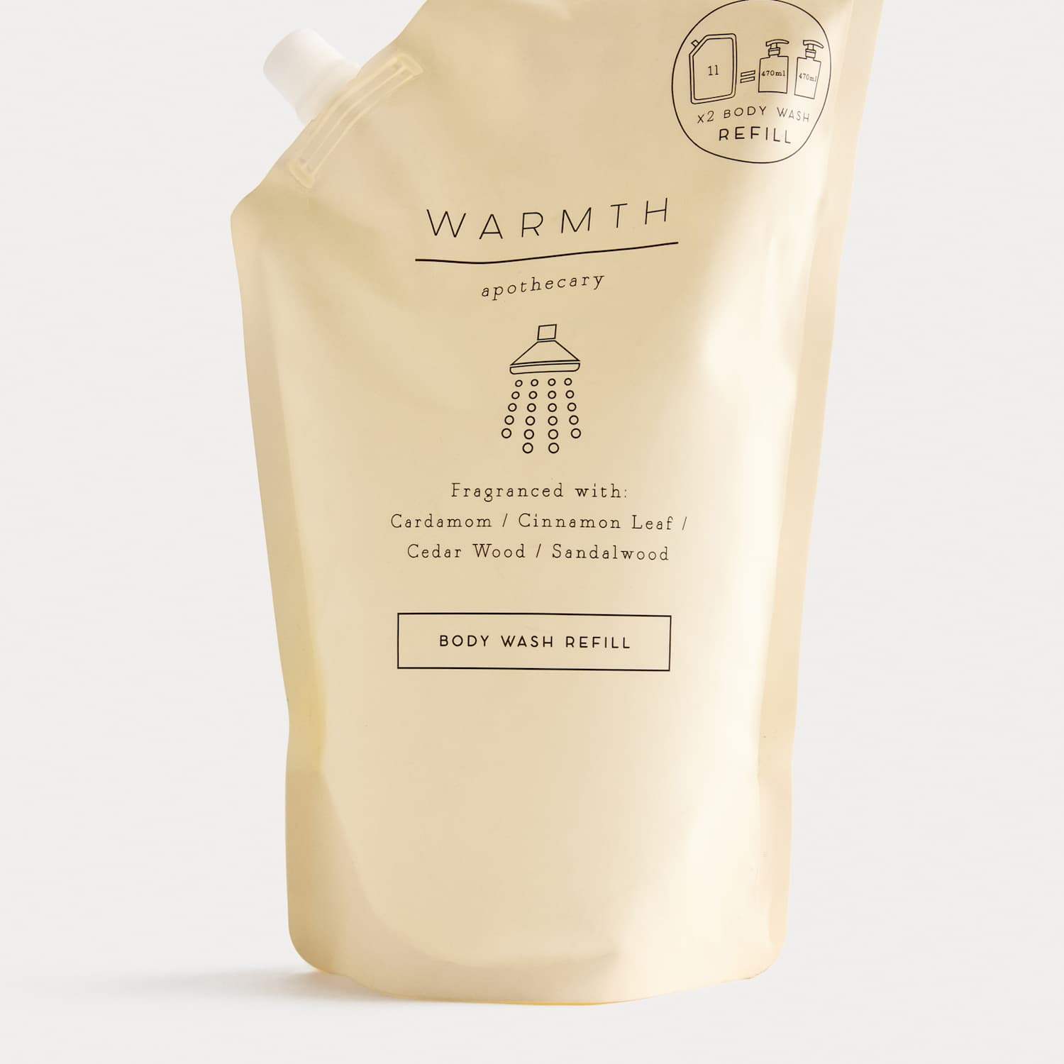 Apothecary Women's Warmth Body Wash Refill 1000ml