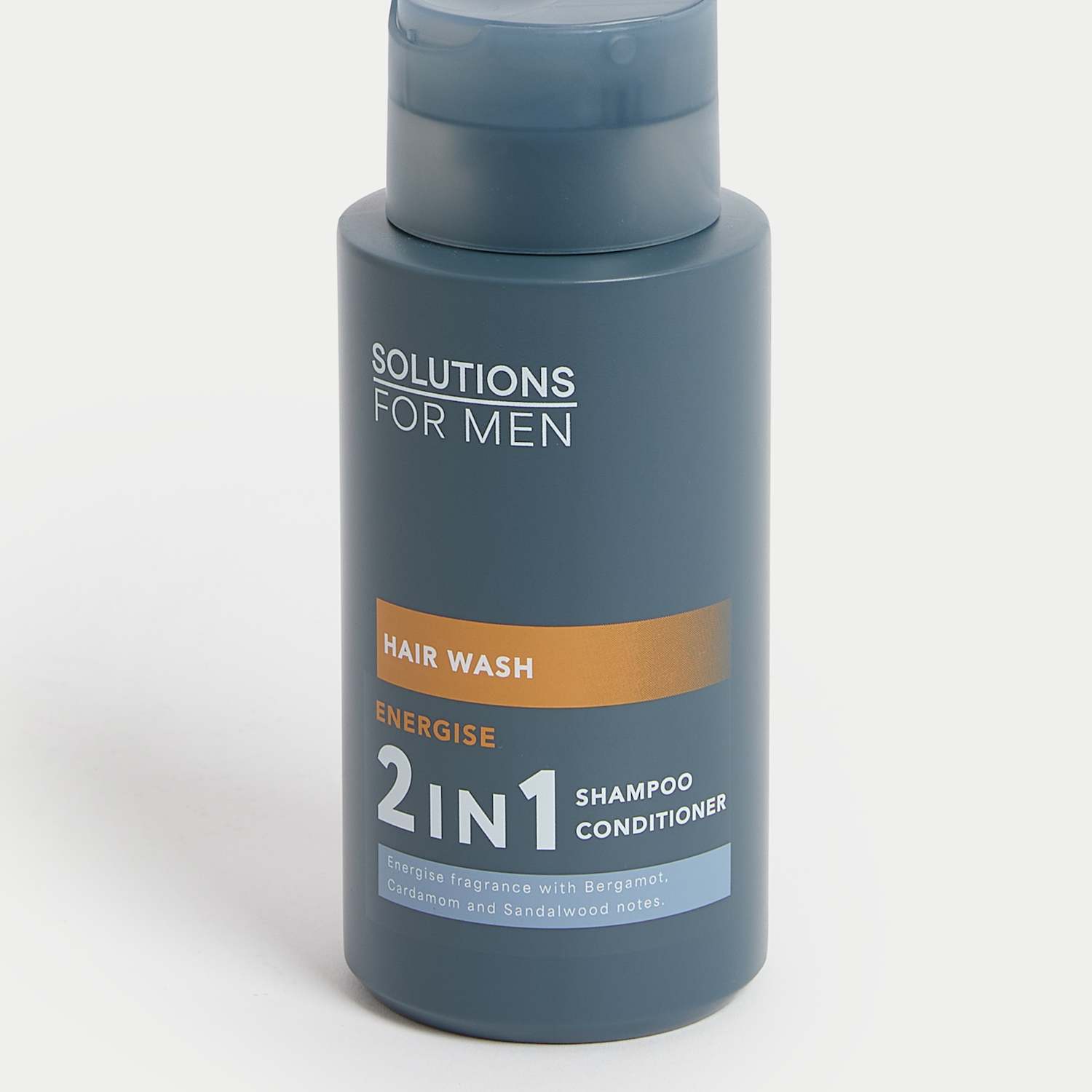 Solutions For Men Men's ENERGISE Hair Wash 300ml - Available at M&S