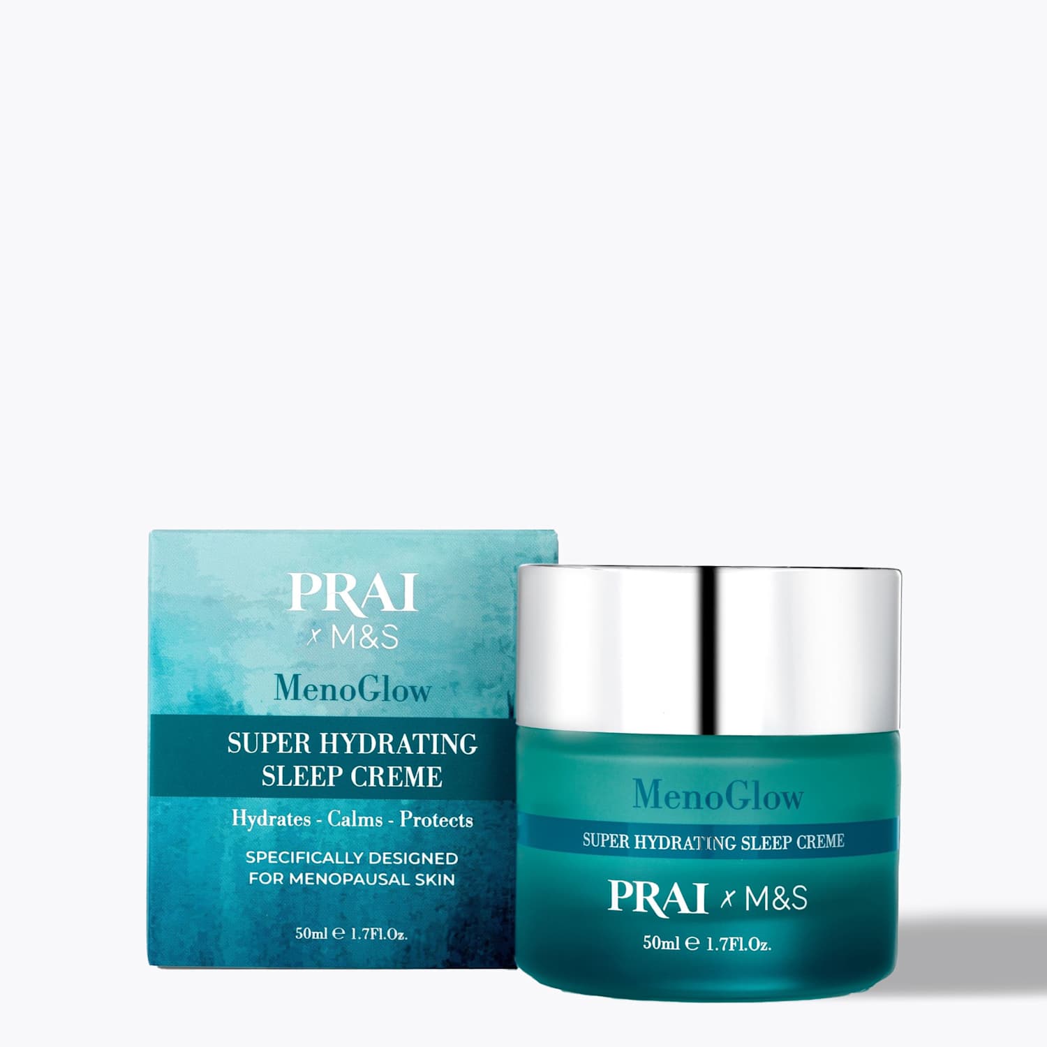 Prai Women's Menoglow Super Hydrating Sleep Cream 50ml - Available at M&S