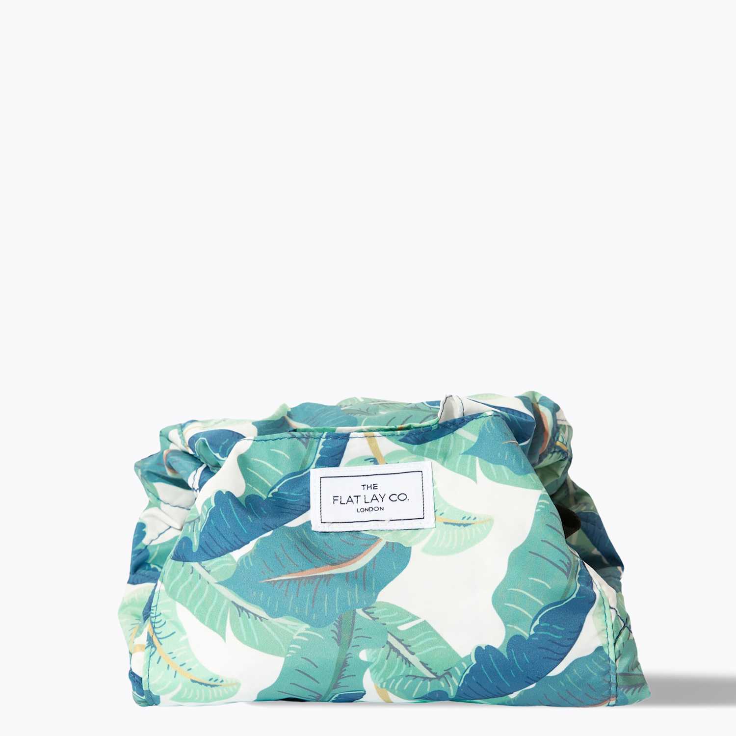 The Flat Lay Co. Women's Open Flat Makeup Bag In Tropical Leaves - Available at M&S
