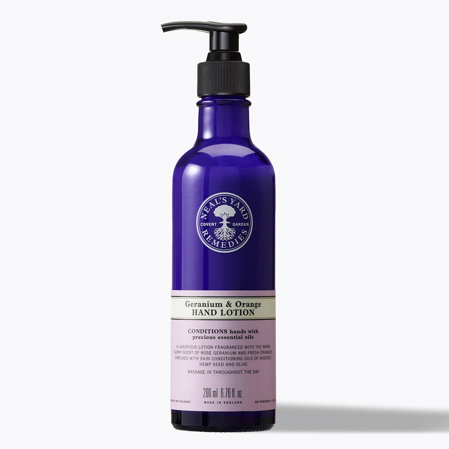 Neal's Yard Remedies Men's Geranium & Orange Hand Lotion 200ml - Available at M&S