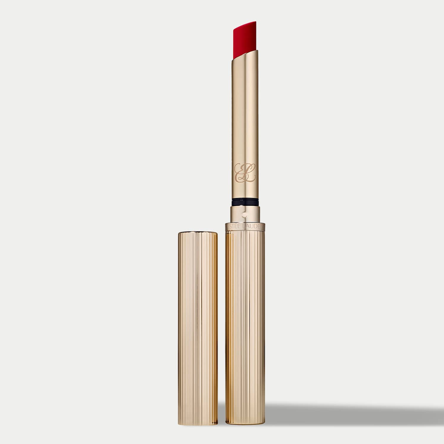 Estée Lauder Women's Pure Color Explicit Silk Matte Lipstick - Bright Coral - Available at M&S