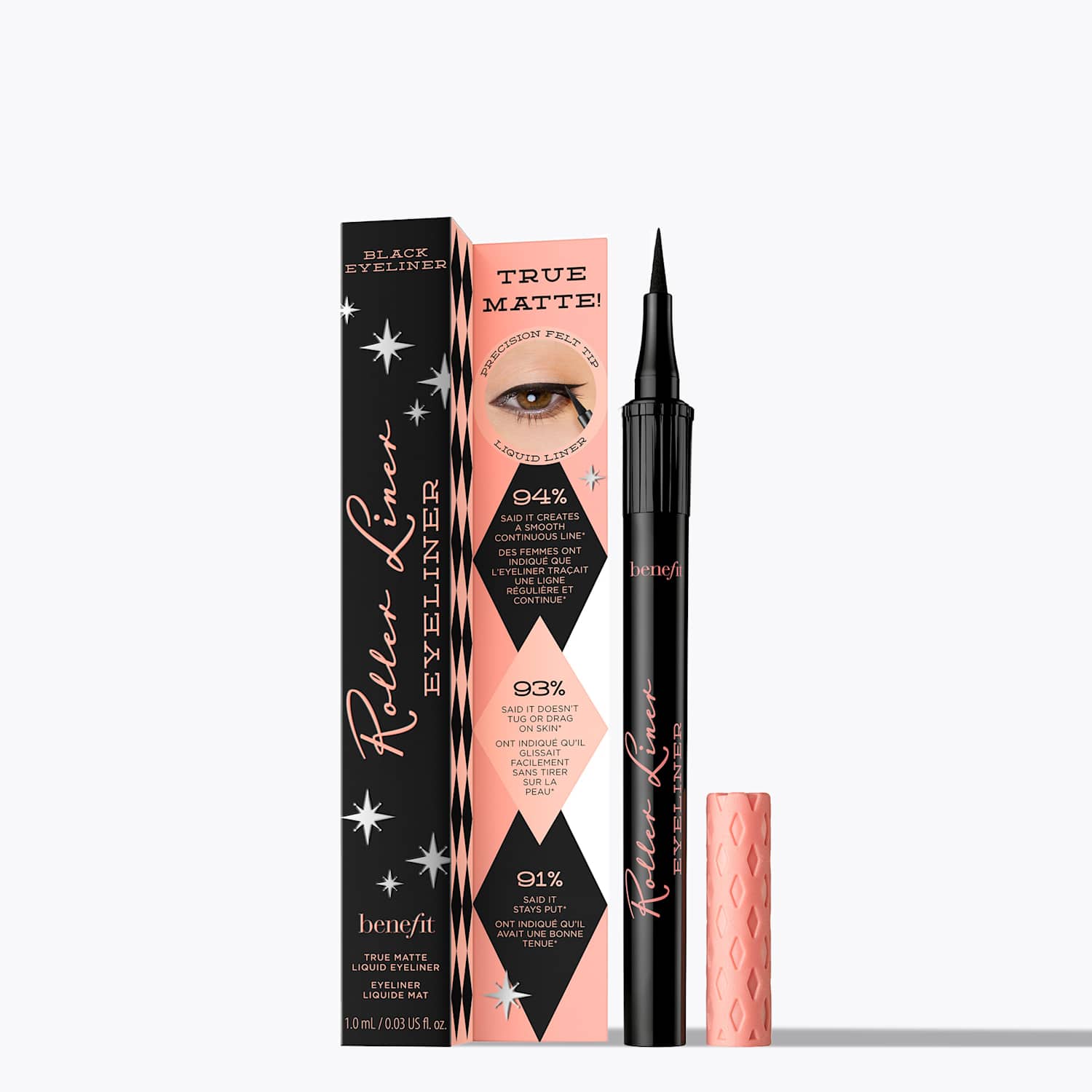 Benefit Women's Roller Black Liquid Eyeliner 1ml - Available at M&S