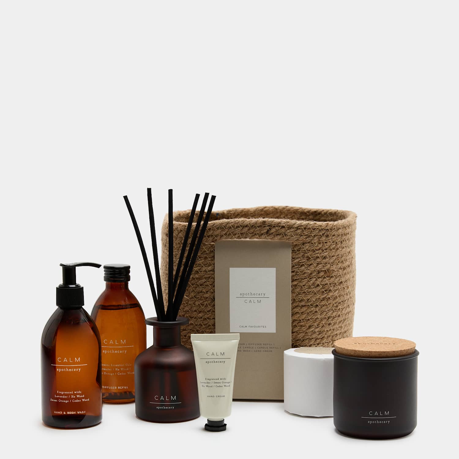 Apothecary Calm Home Favourites Hamper - Amber