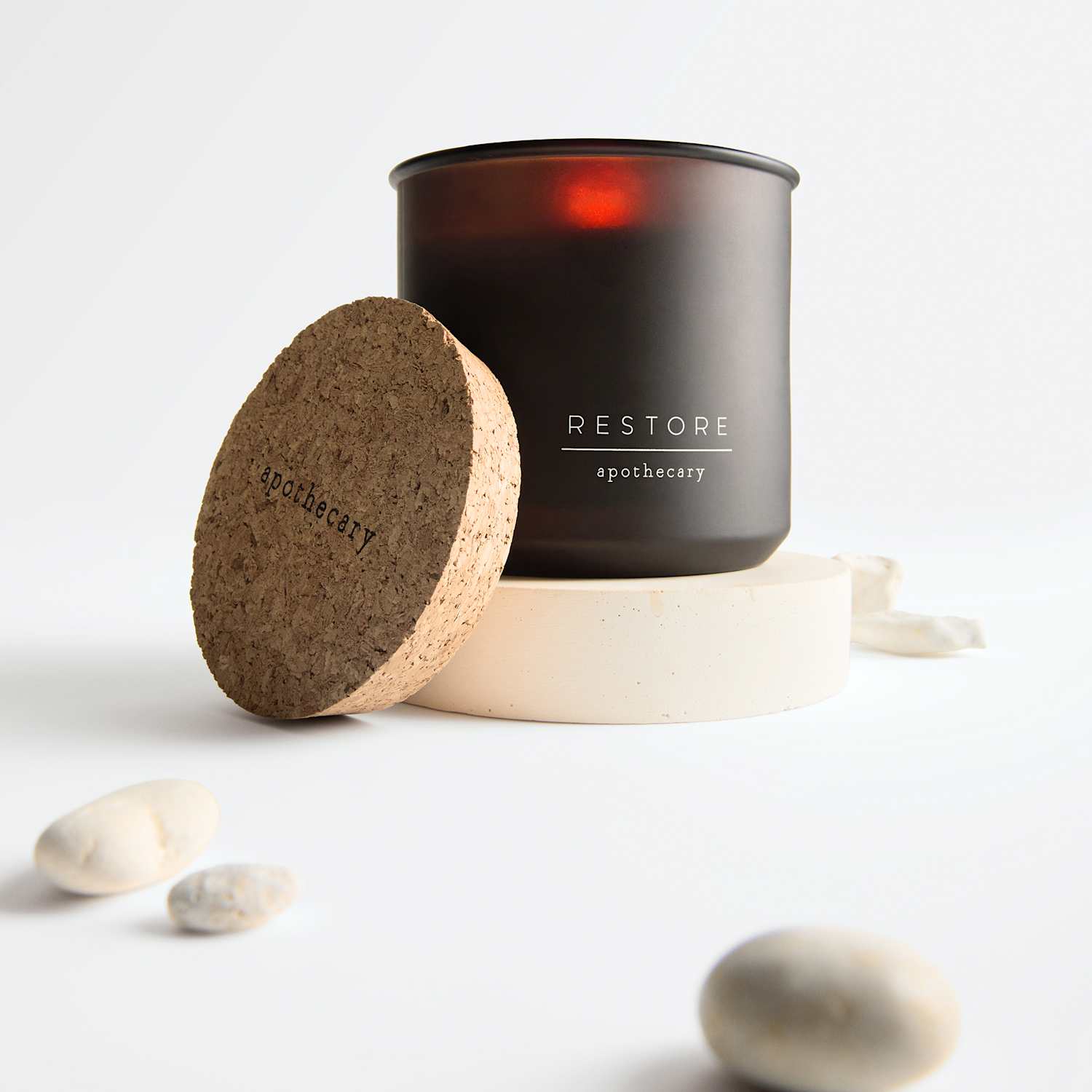 Apothecary Restore Refillable Candle - Amber