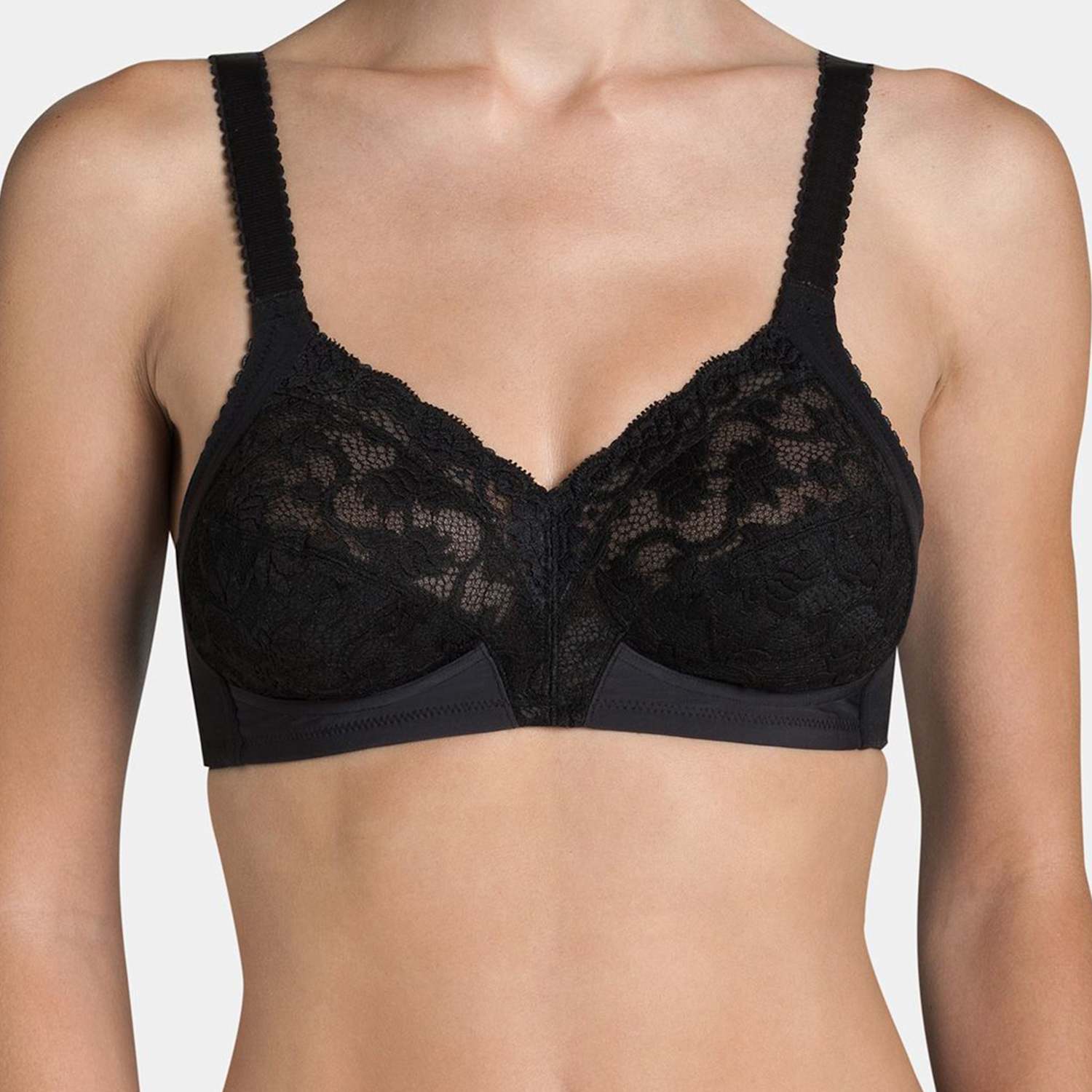 Triumph Women's Delicate Doreen Non Wired Full Cup Bra C-J - 34G - Black - Available at M&S