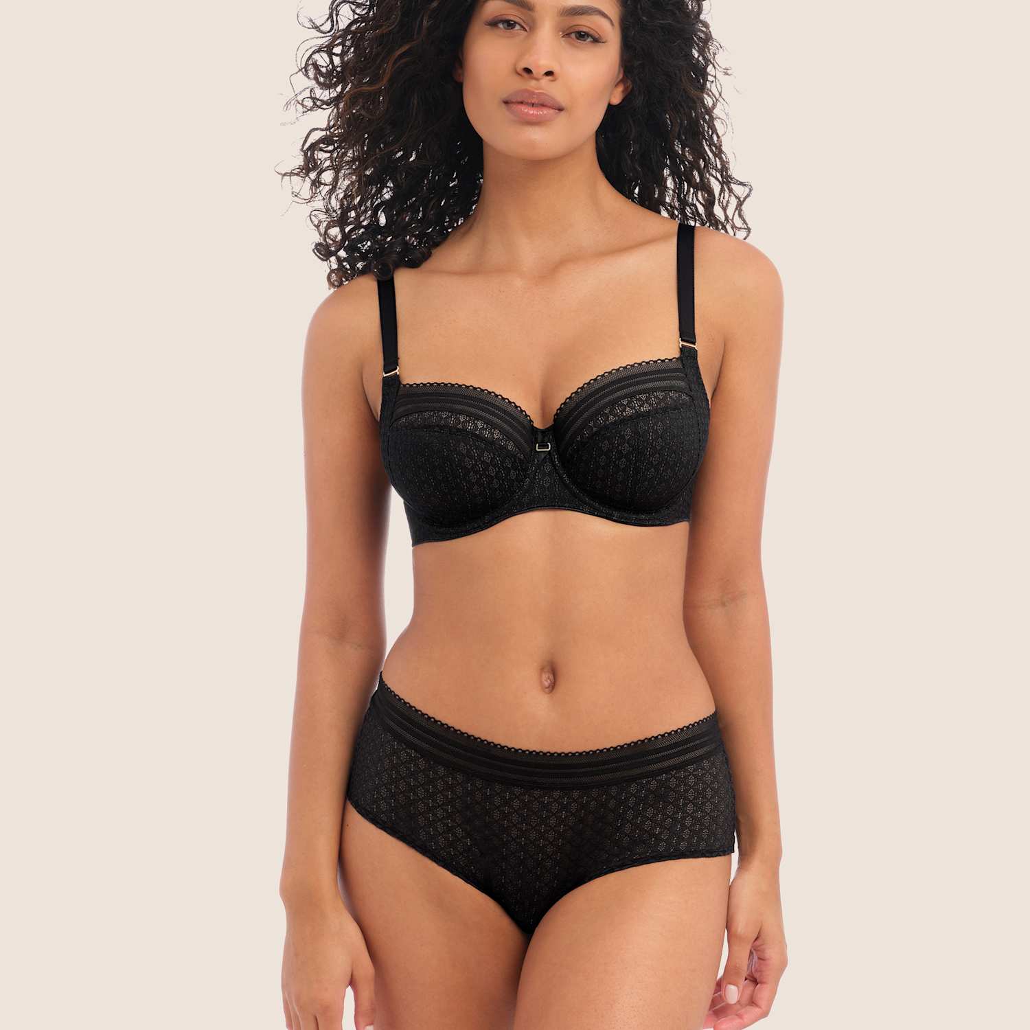 Freya Women's Viva Wired Side Support Bra D-K - 32GG - Black Mix - Available at M&S
