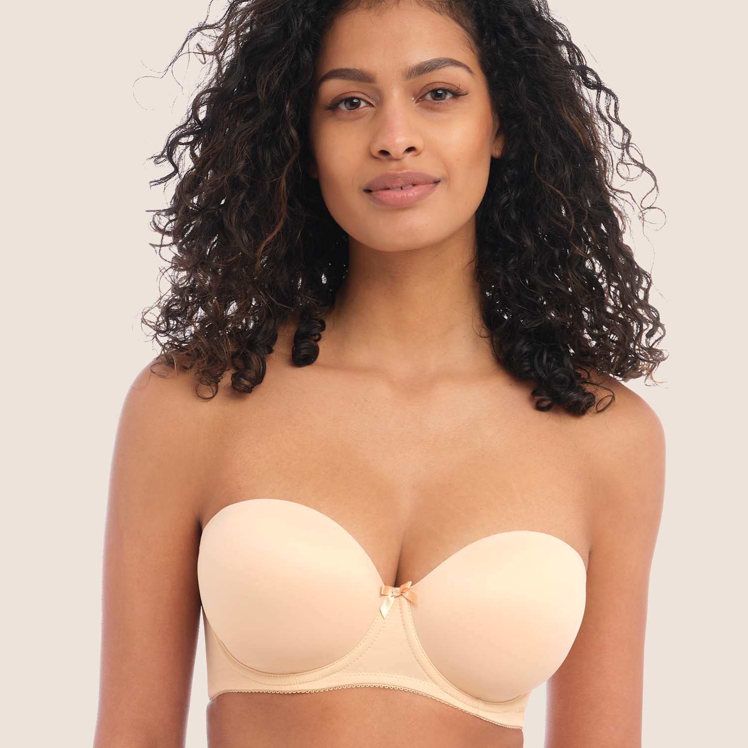 Freya Women's Deco Wired Strapless Moulded Bra B-GG - 34G - Nude - Available at M&S