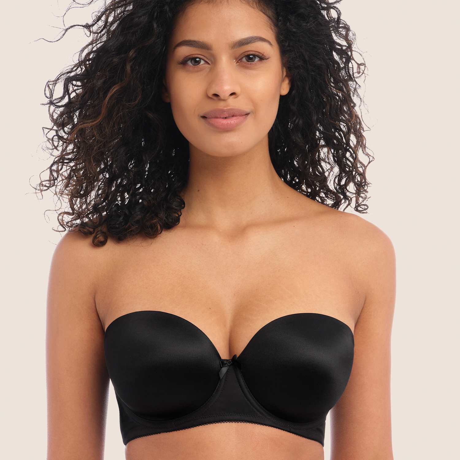 Freya Women's Deco Wired Strapless Moulded Bra B-GG - 32DD - Black - Available at M&S
