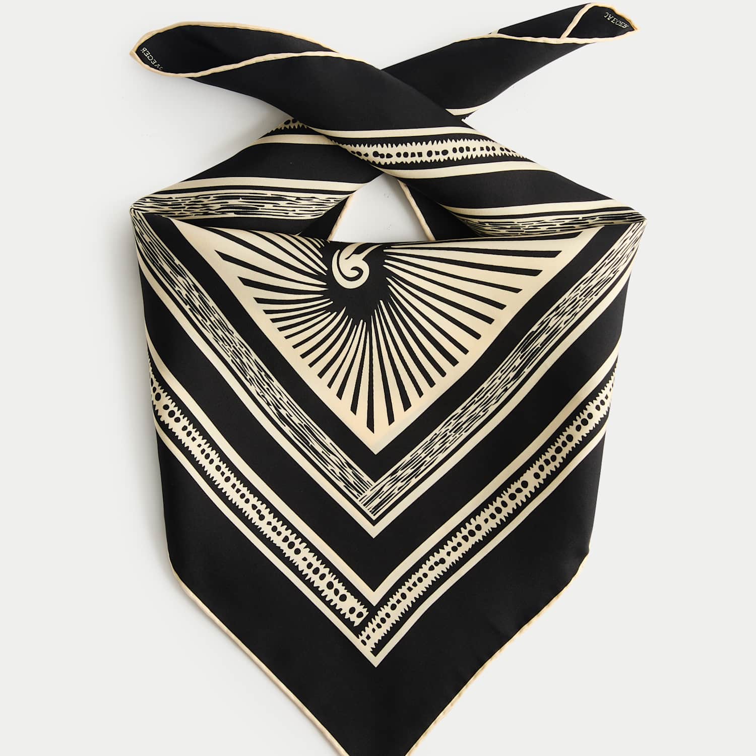 Jaeger Women's Pure Silk Printed Scarf - Ivory Mix - By M&S