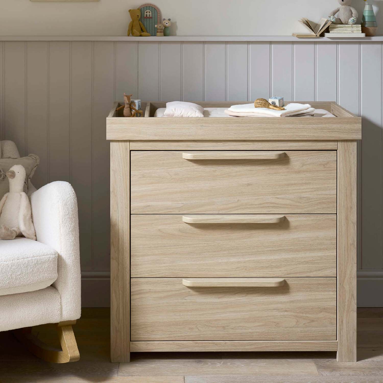 Mamas & Papas Unisex Franklin Dresser Changer - Brown - Available at M&S