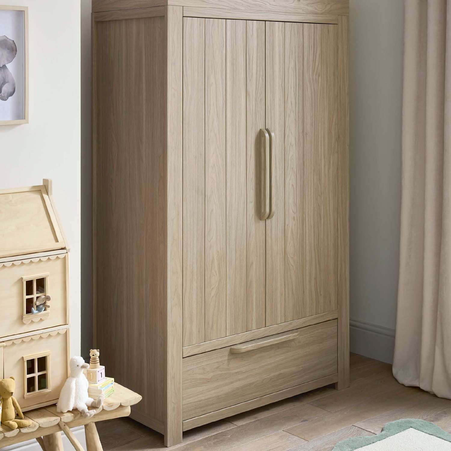 Mamas & Papas Kids Franklin Wardrobe - Brown - Available at M&S