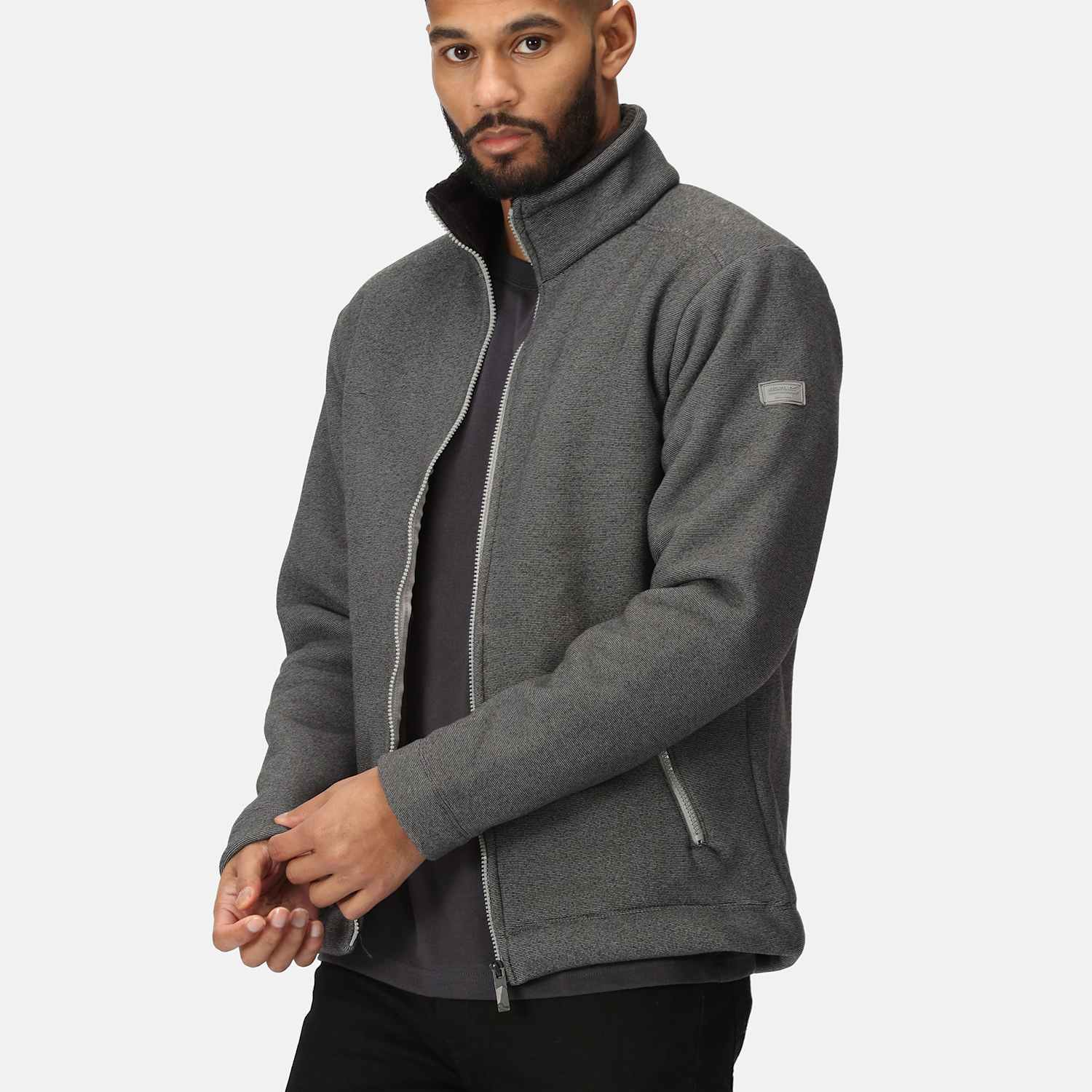 Regatta Men's Garrian II Zip Up Fleece - M - Grey - Available at M&S