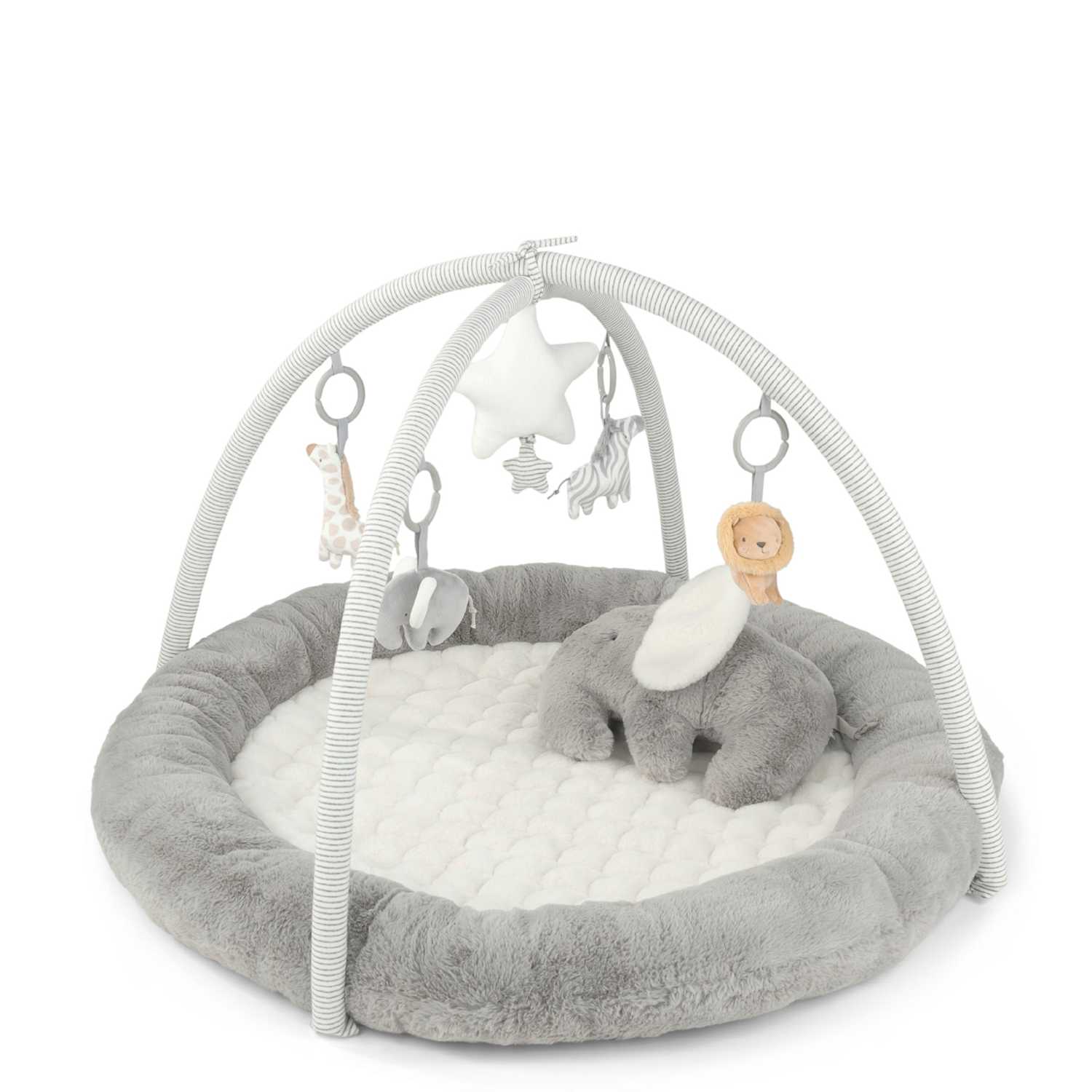Mamas & Papas Kids Welcome to the World Playmat & Gym (7lbs) - Grey - Available at M&S