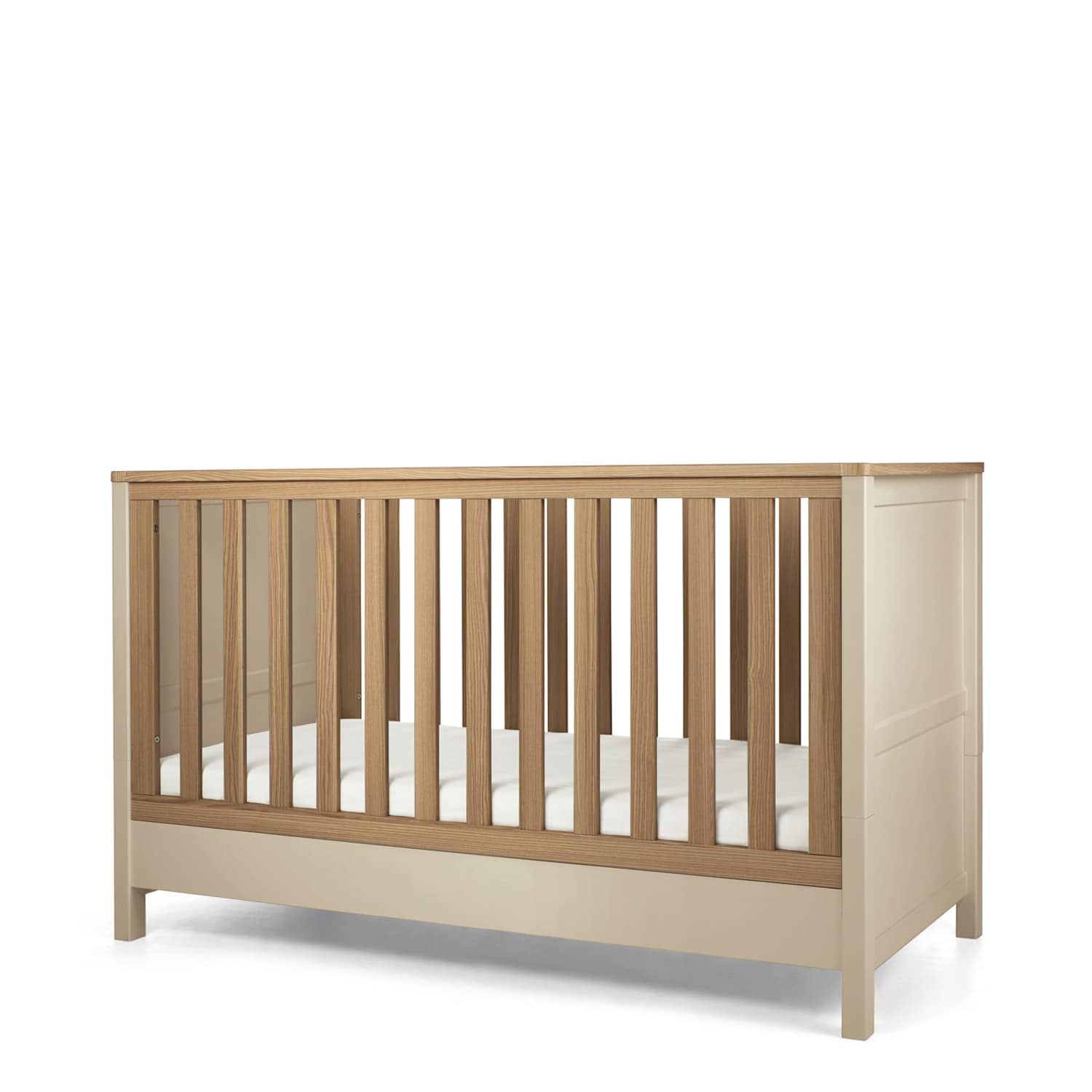 Mamas & Papas Unisex Harwell Cotbed - Beige - Available at M&S