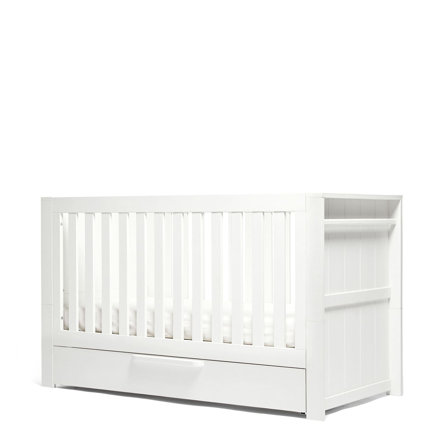 Mamas & Papas Unisex Franklin Cot Bed - White - Available at M&S
