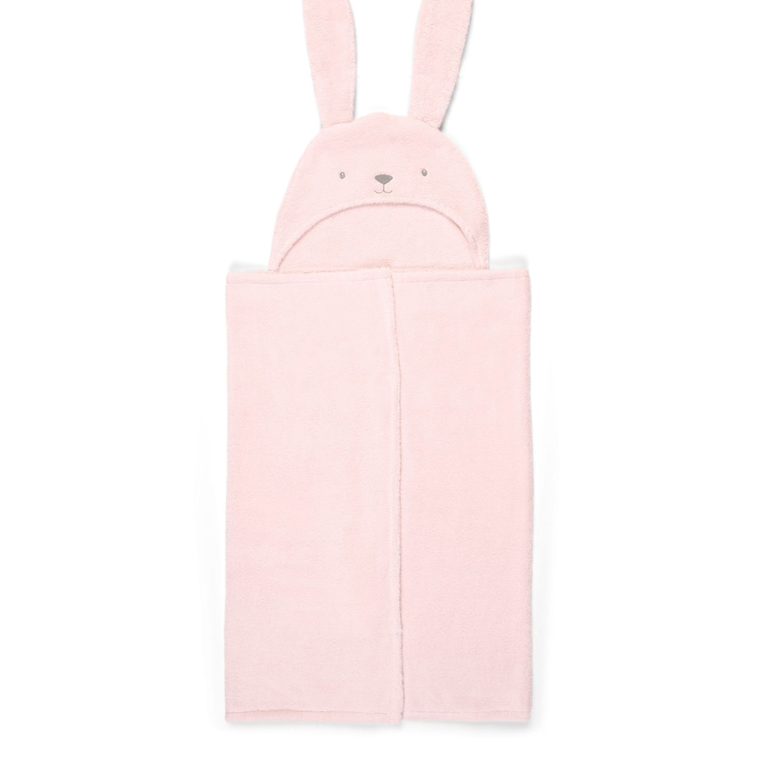 Mamas & Papas Hooded Bunny Baby Towel - Pink - Available at M&S