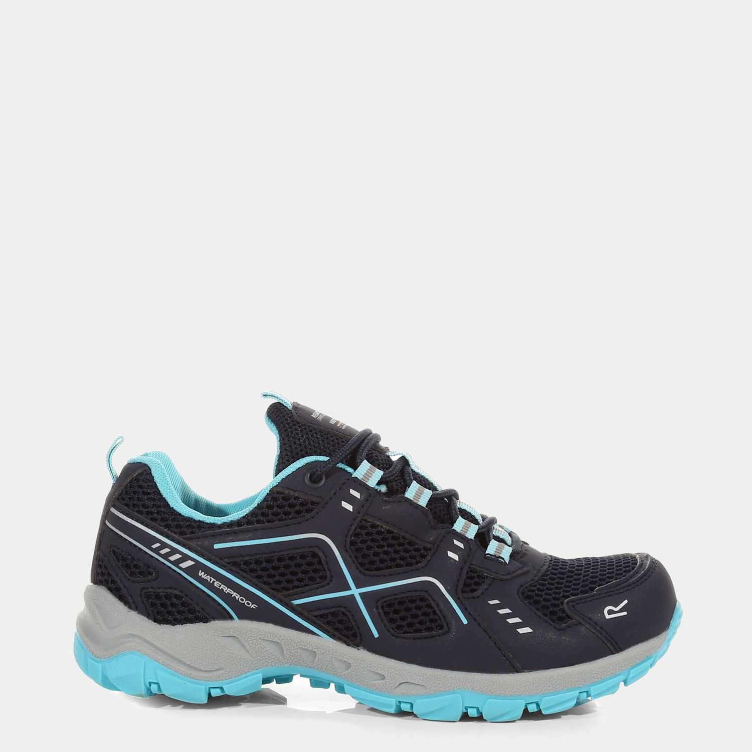 Regatta Women's Lady Vendeavour Waterproof Walking Shoes - 4 - Navy Mix - Available at M&S