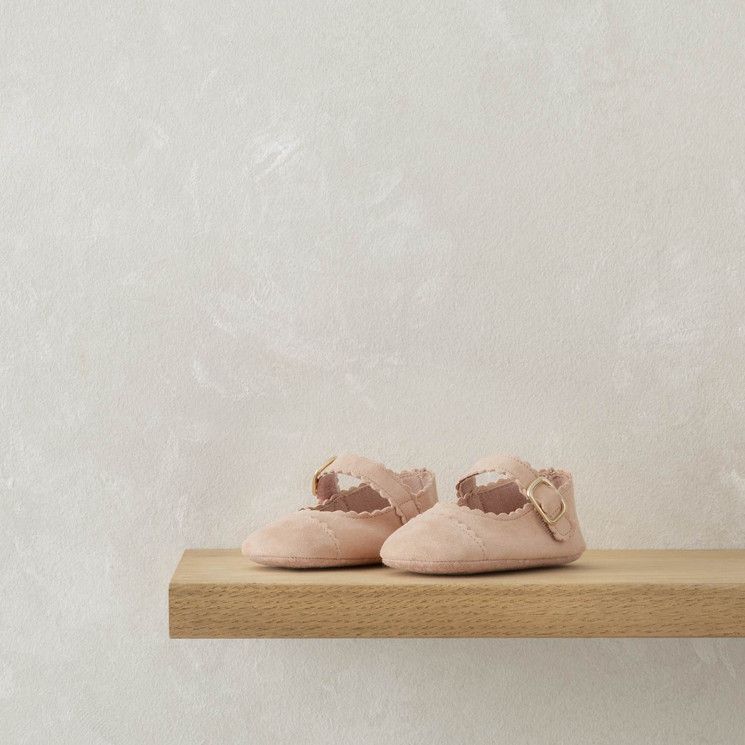 Mamas & Papas Baby Suede Ballet Pre-Walker Shoes (0-12 Mths) - 3-6 Months - Pink - Available at M&S