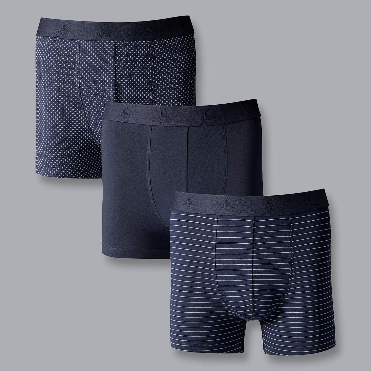 Charles Tyrwhitt Men's 3 Pack Cotton Rich Jersey Assorted Boxers - XL - Multi - Available at M&S