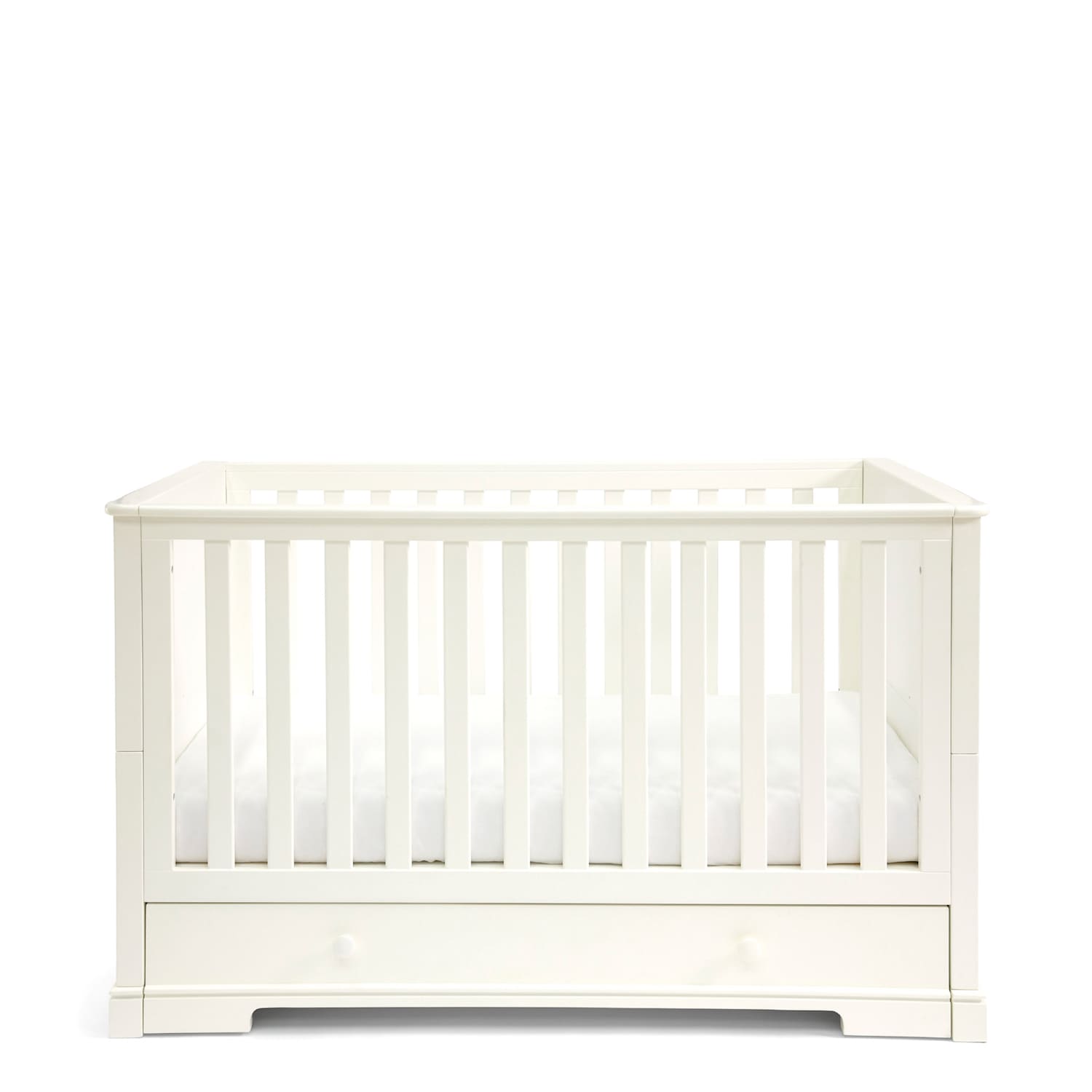 Mamas & Papas Unisex Oxford Cotbed - White - Available at M&S