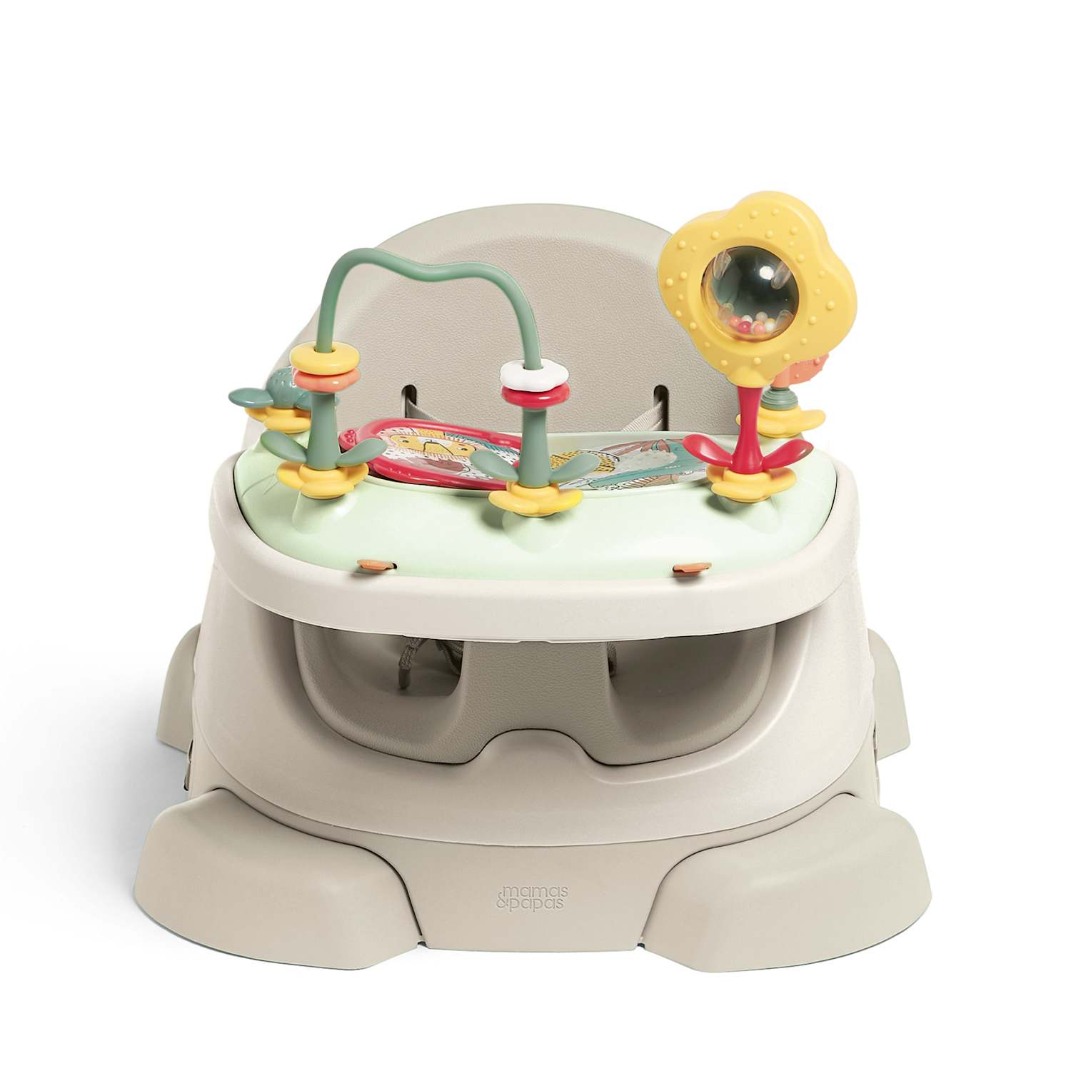 Mamas & Papas Bug 3-in-1 Floor & Booster Seat - Grey - Available at M&S