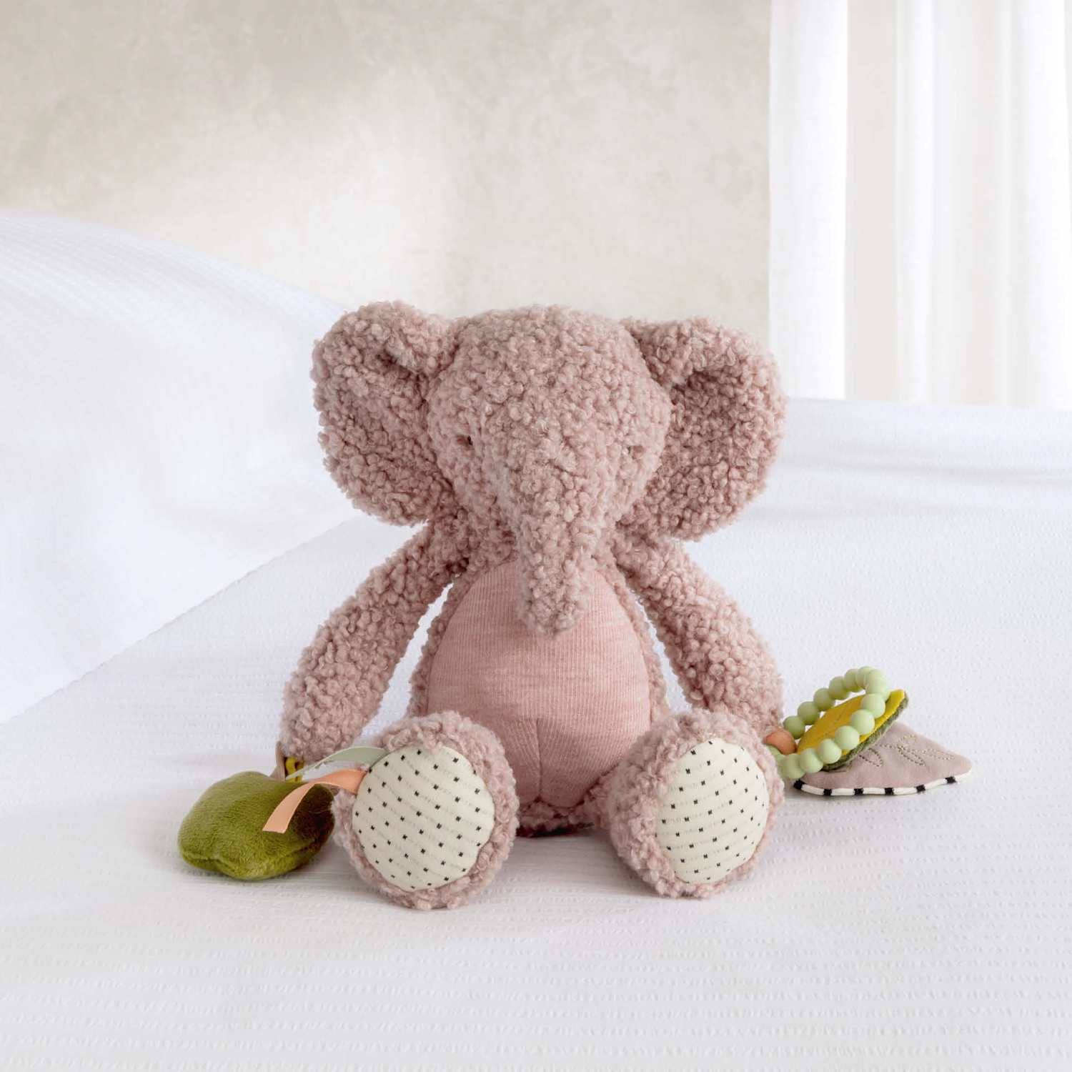 Mamas & Papas Kids Edie Elephant Large Activity Toy (0+ Mths) - Multi - Available at M&S