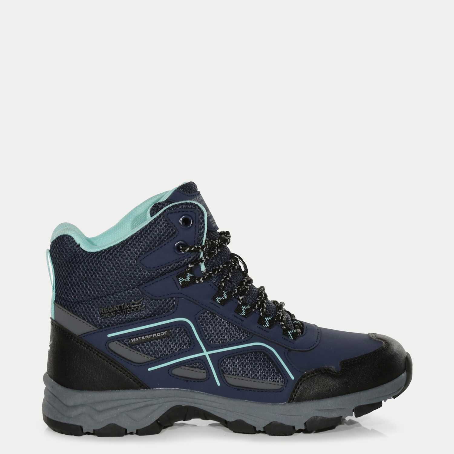Regatta Women's Vendeavour Waterproof Walking Boots - 4 - Navy Mix - Available at M&S