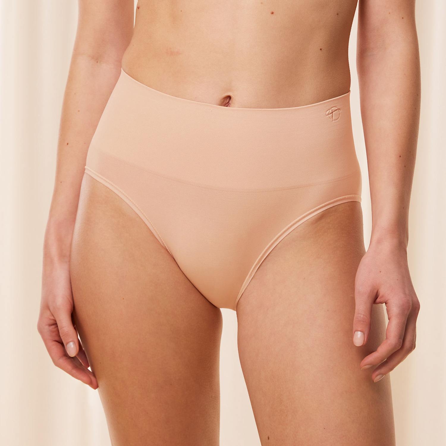 Triumph Women's Soft Sculpt High Waisted Tummy Control Shaping Knickers - 8 - Beige - Available at M&S