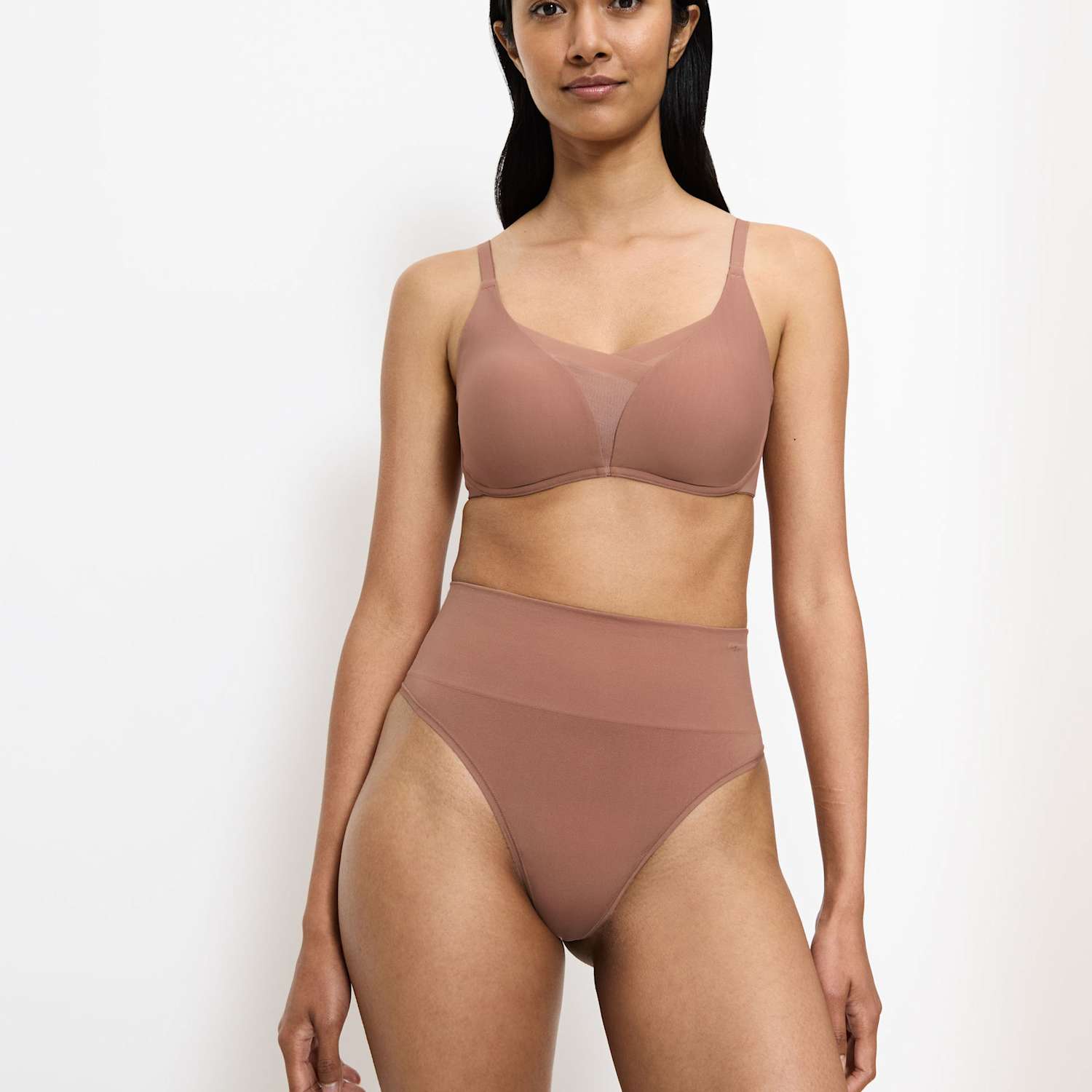 Triumph Women's Soft Sculpt Bandeau High Rise Tummy Control Shaping Thong - 16 - Amber - Available at M&S