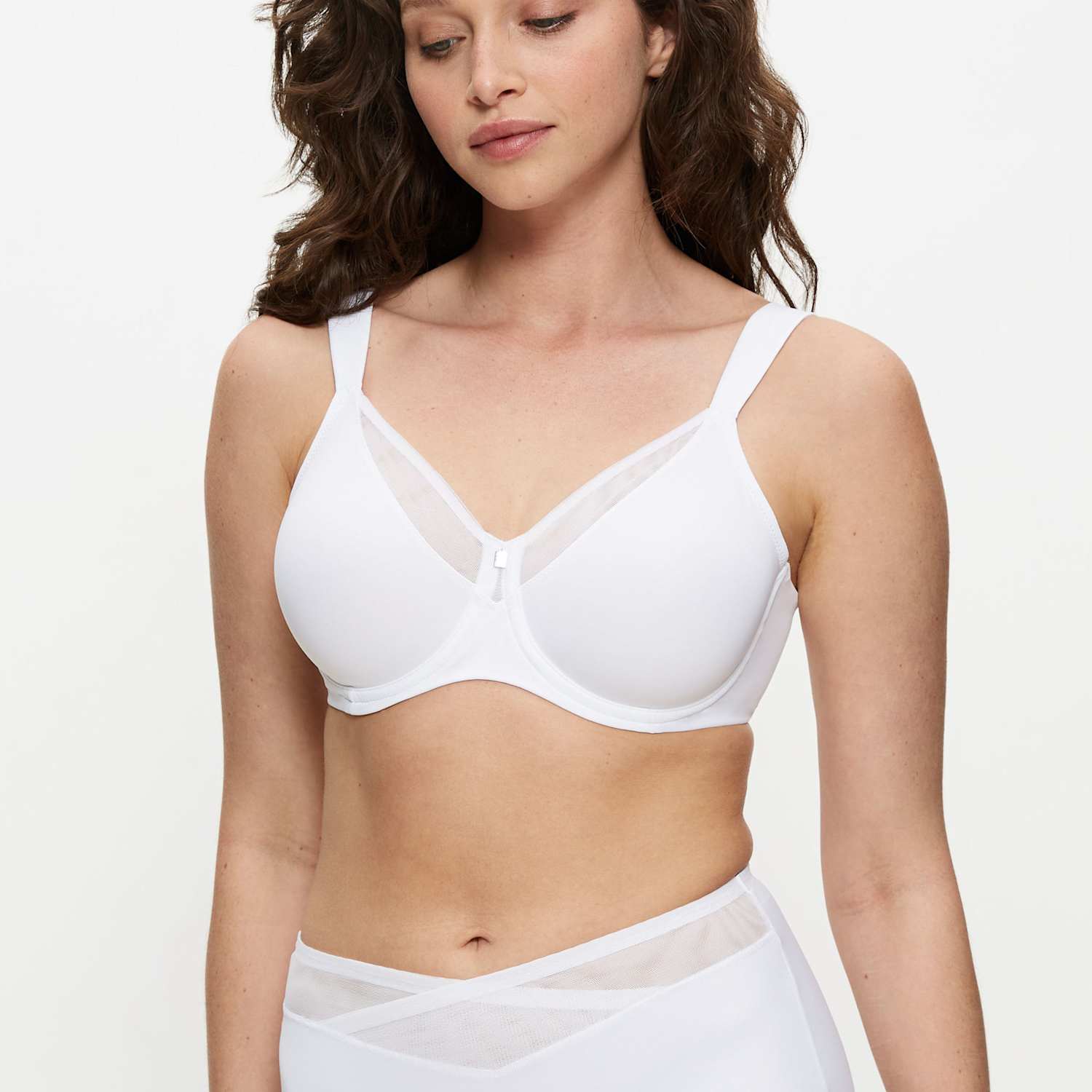 Triumph Women's True Shape Sensation Non Padded Underwired Minimiser Bra C-G - 34E - White - Available at M&S