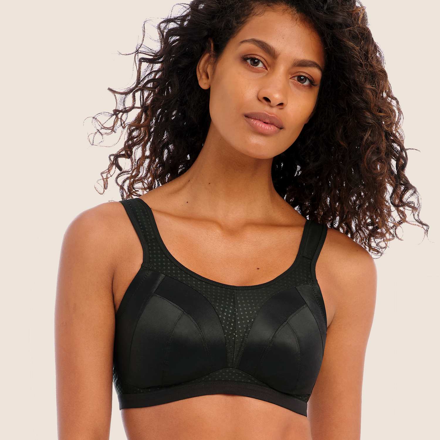 Freya Women's Dynamic Non Wired Sports Bra C-J - 32DD - Black - Available at M&S