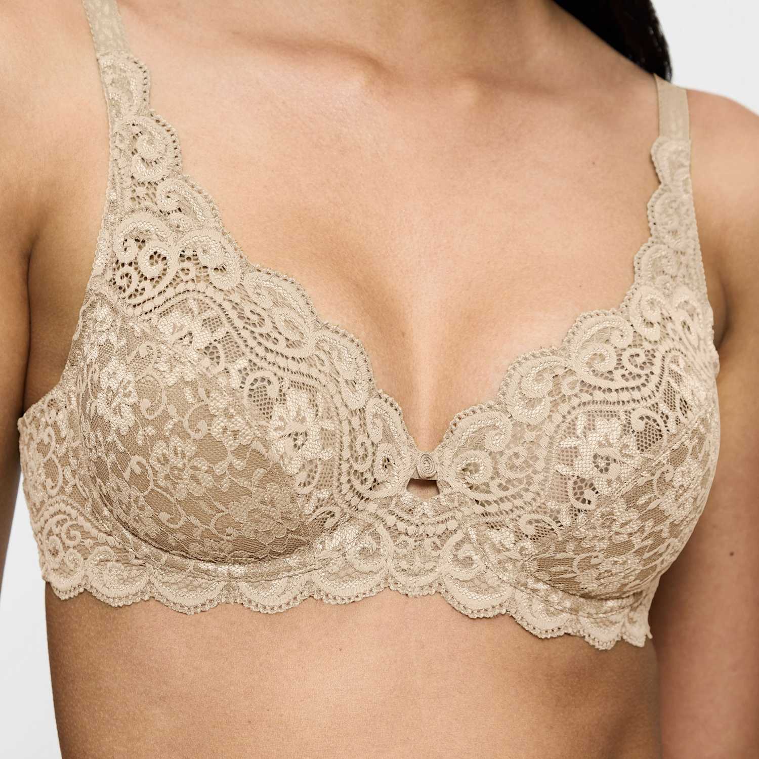Triumph Women's Amourette W Wired Bra (B-G) - 34B - Biscuit - Available at M&S